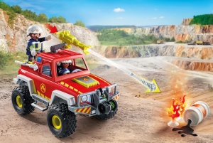 Camion de pompieri PLAYMOBIL 71824 cu loc pentru 2 figurine, accesorii incluse - Img 6