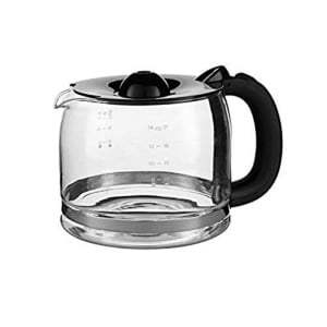 Cana de cafea Russell Hobbs pentru masina de cafea Luna, sticla, negru-alb