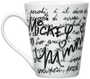 Cana Egan Mickey-Minnie, Portelan, 10 cm, Diverse Designuri - Img 2