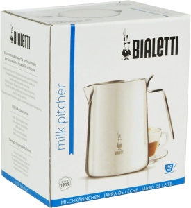 Cana pentru spumat lapte Bialetti 1808 din inox, design elegant, 500ml - Img 2