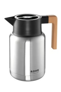 Cana termica Rohe Isidor, 1.40 l, inox, negru mat