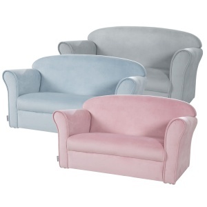 Canapea pentru copii roba Lil Sofa, rozmauve, cu perne de sprijin, 78 cm - Img 7