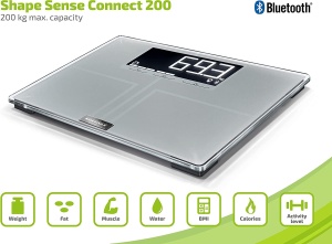 Cantar de analiza corporala Soehnle Shape Sense Connect 200, Bluetooth, capacitate 200 kg - Img 3