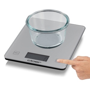 Cantar de bucatarie Cloer 6878, capacitate 10 kg, display LCD, suprafata sticla - Img 5