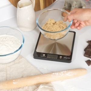 Cantar de bucatarie digital Salter, platforma din inox, capacitate 6 kg, functie Tara - Img 4