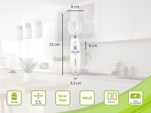 Cantar de bucatarie digital Soehnle Cooking Star, 500g capacitate, 0.1g precizie - Img 5