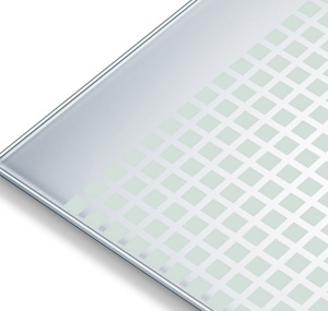 Cantar digital Beurer GS 206 Squares 150 kg Sticla securizata Gri - Img 5