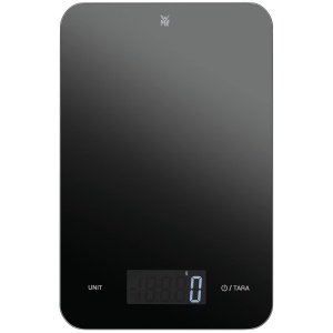 Cantar digital de bucatarie WMF 23 x 15 x 2 cm, cantar de copt, cantar de uz casnic, sticla securizata, precizie la gram, functie tara, greutate maxima de 5 kg, negru - Img 3