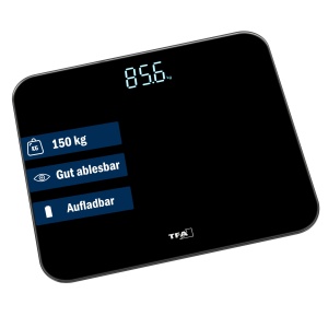 Cantar digital TFA Dostmann Quick Step 150kg, design modern, incarcabil