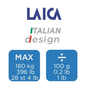 Cantar electronic personal Laica design italian lemn LCD 180 kg - Img 4