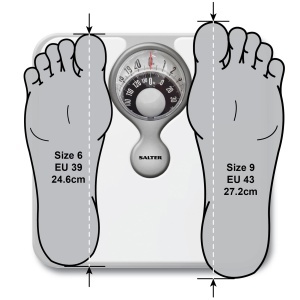 Cantar mecanic Salter 484 WHDR 133 kg alb cu lupa si cadran usor de citit - Img 3