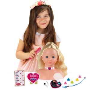 Cap de machiaj si coafura Theo Klein 5236 Princess Coralie, 25 cm, multicolor - Img 2