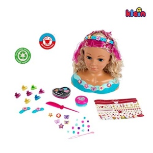 Cap de machiaj si coafura Theo Klein 5398 Mariella cu set cosmetic, 27 cm - Img 5