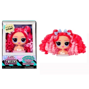 Cap de stilizare L.O.L. Surprise Tweens Surprise Swap cu accesorii colorate