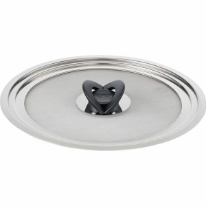 Capac anti-stropire inox Tefal Ingenio 24-30 cm, usor de curatat, design compact