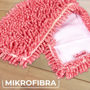 Capac de moper Vileda Pet Pro capac de schimb pentru toate mopperele de podea Wischmat elimina de 3 ori mai mult par de animale de companie 100 microf - Img 2