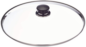 Capac de sticla Ballarini 1013096810, 32 cm, cu margine din otel inoxidabil, gri - Img 3