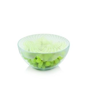 Capac din silicon Tescoma 4FOOD, diametru 30 cm, flexibil, reutilizabil - Img 6