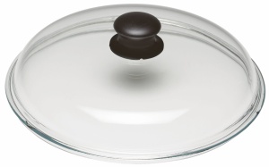 Capac transparent din sticla Ballarini T03 24 cm, rezistent la caldura, cu maner din plastic