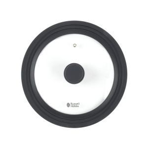 Capac transparent Russell Hobbs Smart Clip, universal 242628 cm, cu margine din silicon