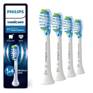 Capete de periuta Philips Sonicare C3 Premium HX904487 Alb Pachet de 4 bucati