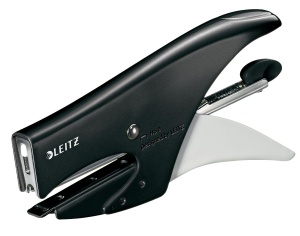 Capsator Leitz Heftzange WOW 15 coli Negru Compact si Ergonomic