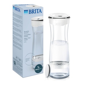 Carafa filtranta BRITA, 1.3 litri, MicroDisc, alba - Img 1