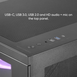 Carcasa Gaming ATX Mars Gaming MC-3TCORELCD, 7.2 Display IPS, Negru - Img 6