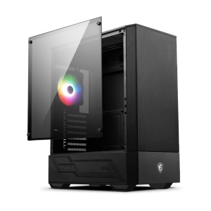 Carcasa Mid-Tower ATX MSI MAG Forge 110R, 2x USB 3.0, 1x Ventilator A-RGB, Negru - Img 5