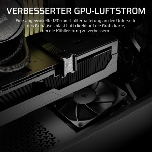 Carcasa PC Corsair 3200D RS Mid-Tower ATX, Negru, 3 Ventilatoare RS120 - Img 4