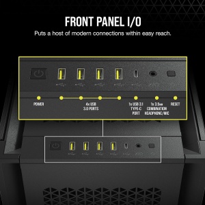 Carcasa PC Full-Tower Corsair 7000D AIRFLOW, Negru, 3 ventilatoare 140mm incluse - Img 6