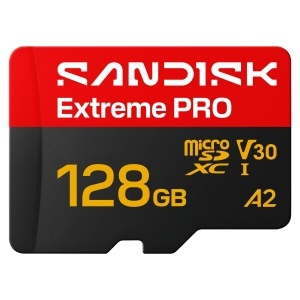 Card microSD SanDisk Extreme PRO 128 GB, UHS-I, 250 MBs citire, 120 MBs scriere