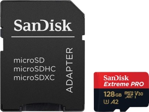 Card microSD SanDisk Extreme PRO 128 GB, UHS-I, V30, U3, 200 MBs - Img 3