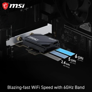 Card PCIe WiFi 7 Herald BE6500, Tri-Band, 2882 Mbps, Bluetooth 5.4 - Img 3