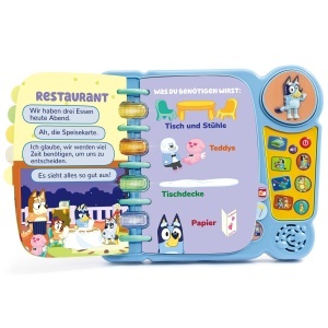 Carte interactiva de invatare Bluey - 14 pagini cu sunete originale - Img 2