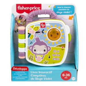 Carte interactiva Fisher-Price JFN05 cu sunete, ilustratii colorate si 2 pagini - Img 5
