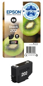 Cartus Cerneala Epson 202 Kiwi, Capacitate Standard, Negru Photo