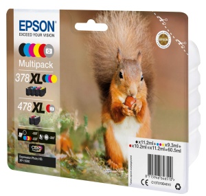 Cartus Tinta Epson 378XL478XL, Compatibil XP-15000, Multipack 6 Culori - Img 3
