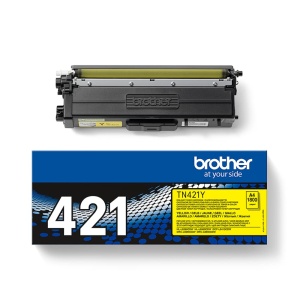 Cartus Toner Original Brother TN-421Y, 1800 pagini, Culoare Galbena - Img 3