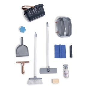 Carucior de curatenie Smoby cu aspirator, 11 accesorii, reciclabil - Img 5