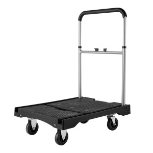 Carucior de transport VEVOR PZS200P, 150kg, pliabil, cu roti manevrabile - Img 9