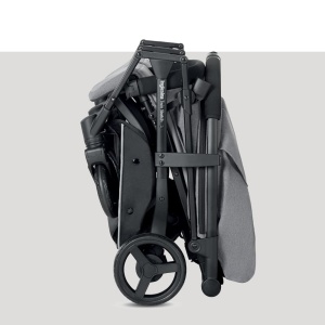 Carucior gemeni Inglesina Twin Sketch, ultralight, compact, gri, UPF 50 - Img 4