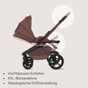 Carucior Lionelo Freya 2 in 1 cu Babywanne si Sportsitz, 0-22 Kg - Img 7