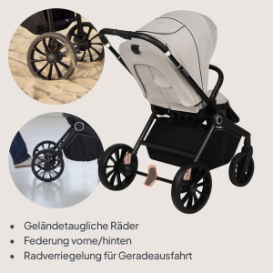 Carucior Lionelo Mika Plus pentru copii 6-48 luni, 22 kg, pliabil - Img 5