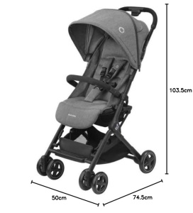 Carucior Maxi-Cosi Lara2 Select Grey Compact si Usor 0-22 kg - Img 11