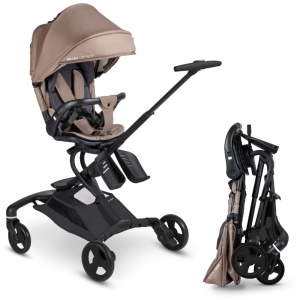 Carucior pentru copii BEABA X Micro Mobility, 360 rotire, 7 pozitii, UPF 50