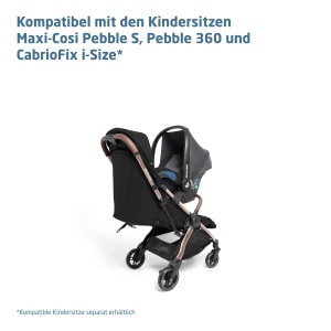 Carucior pentru copii Maxi-Cosi Eva3, 0-4 ani, 0-22 kg, usor si compact, negru - Img 6