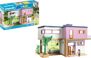 Casa de joaca PLAYMOBIL MyLife 71607 cu gradina de iarna, 326 piese, pentru copii de la 4 ani