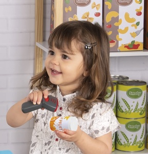 Casa de marcat electronica Smoby cu calculator, sunete si accesorii, pentru copii 3 - Img 3