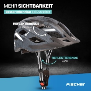 Casca de bicicleta Fischer Urban Plus Brooklyn, SM, 52-59cm, albastra - Img 4